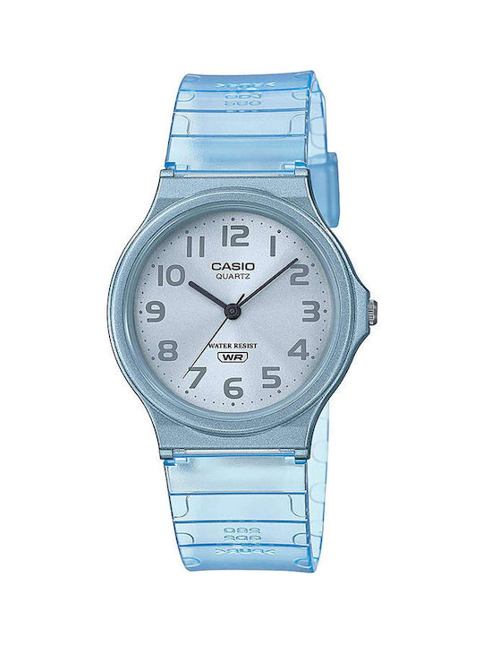 Casio Collection Unisex Watch Blue Silicone Strap MQ-24S-2BEF