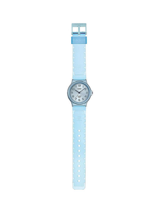 Casio Collection Unisex Watch Blue Silicone Strap MQ-24S-2BEF