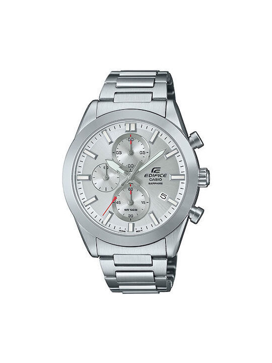 Casio Ρολόι Edifice Sapphire Chronograph EFB-710D-7AVUEF Ασημί Ρολόι Casio