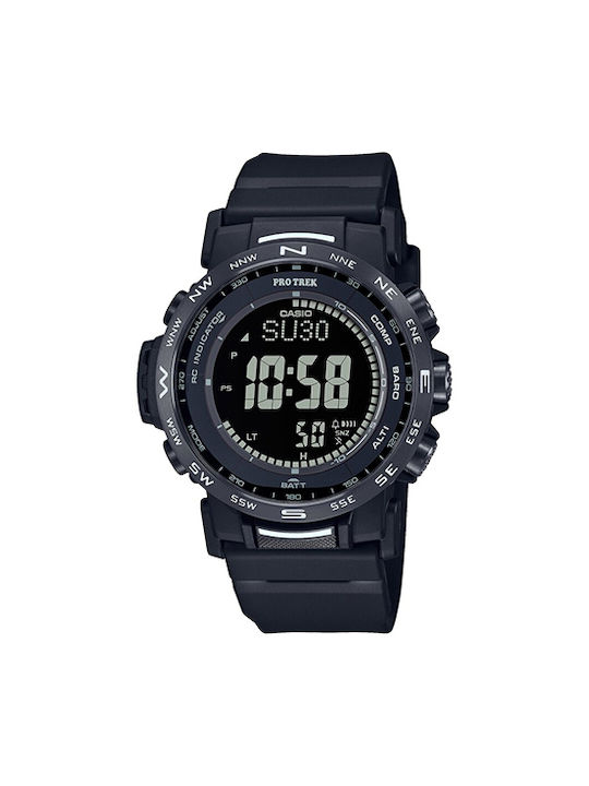 CASIO Protrek Mens Black Silicone Strap PRW-35Y-1BER