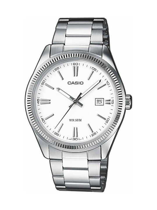 CASIO Collection  Silver Stainless Steel Bracelet MTP-1302PD-7A1VEF