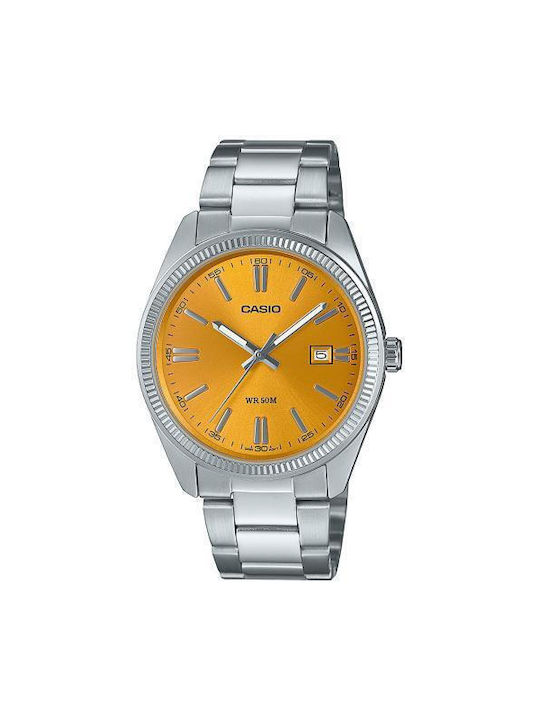 CASIO Collection Silver Stainless Steel Bracelet MTP-1302PD-9AVEF